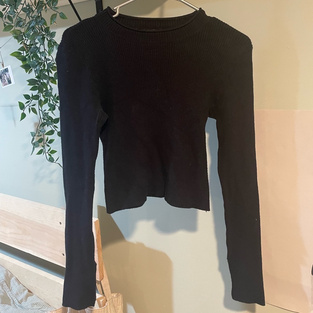 cropped long sleeve